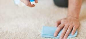 get oil out of carpet